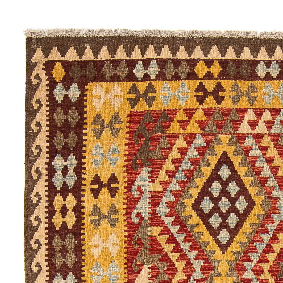 Kelim Carpet - Splash - 289 x 208 cm - flerfärgad