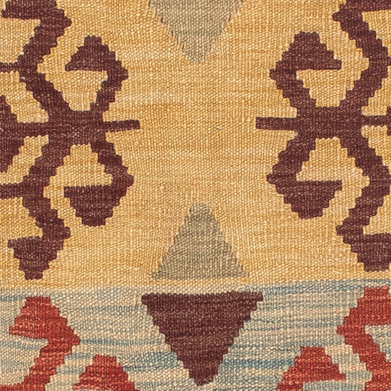 Kelim Carpet - orientalisk matta - 196 x 151 cm - flerfärgad