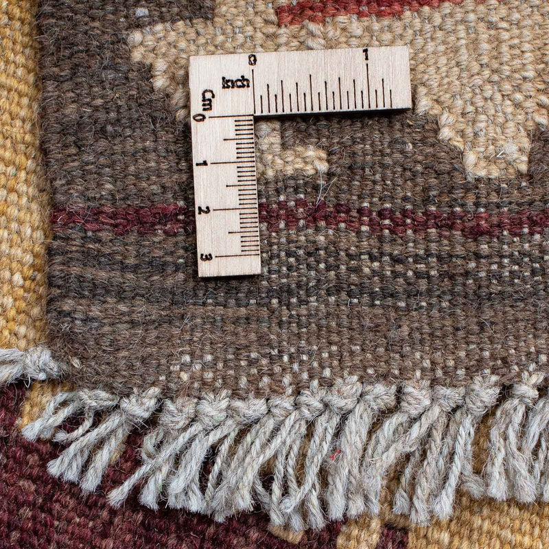 Kelim Carpet - orientalisk matta - 196 x 151 cm - flerfärgad