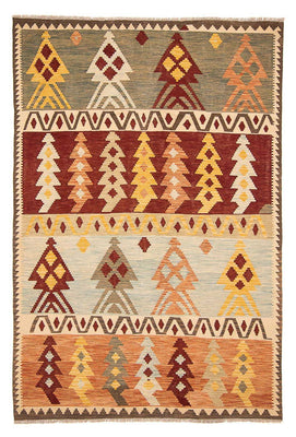 Kelim Carpet - Splash - 295 x 194 cm - flerfärgad