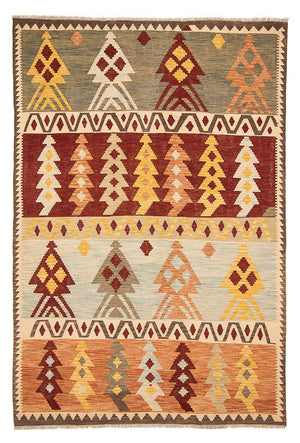 Kelim Carpet - Splash - 295 x 194 cm - flerfärgad