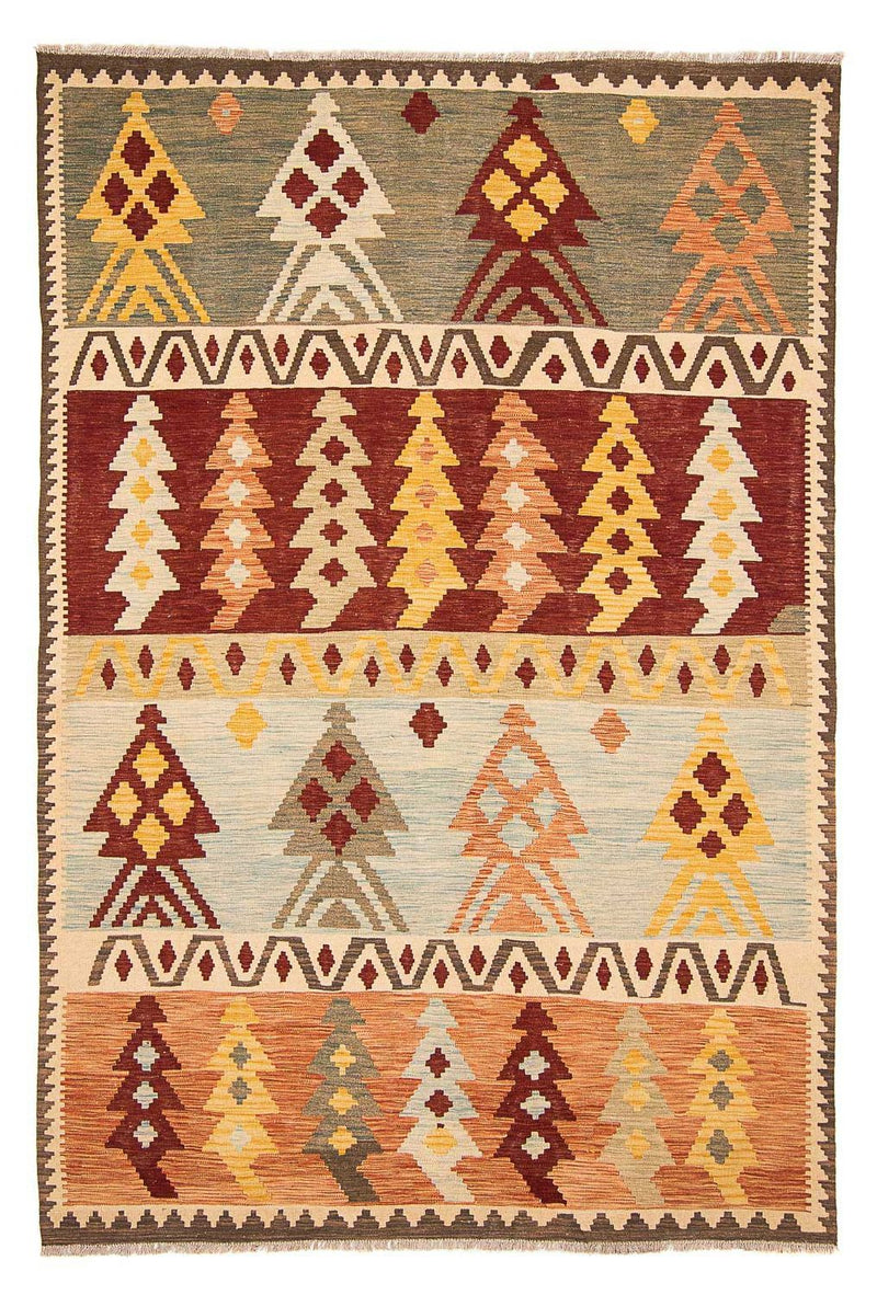 Kelim Carpet - Splash - 295 x 194 cm - flerfärgad