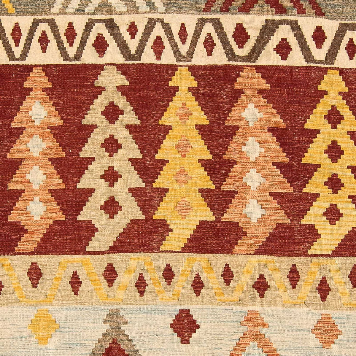 Kelim Carpet - Splash - 295 x 194 cm - flerfärgad