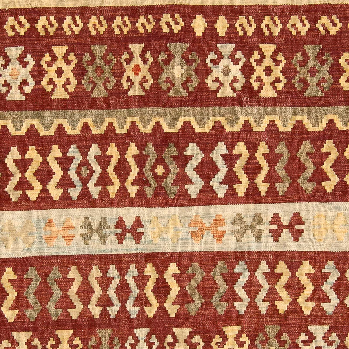 Kelim Carpet - Splash - 289 x 189 cm - flerfärgad