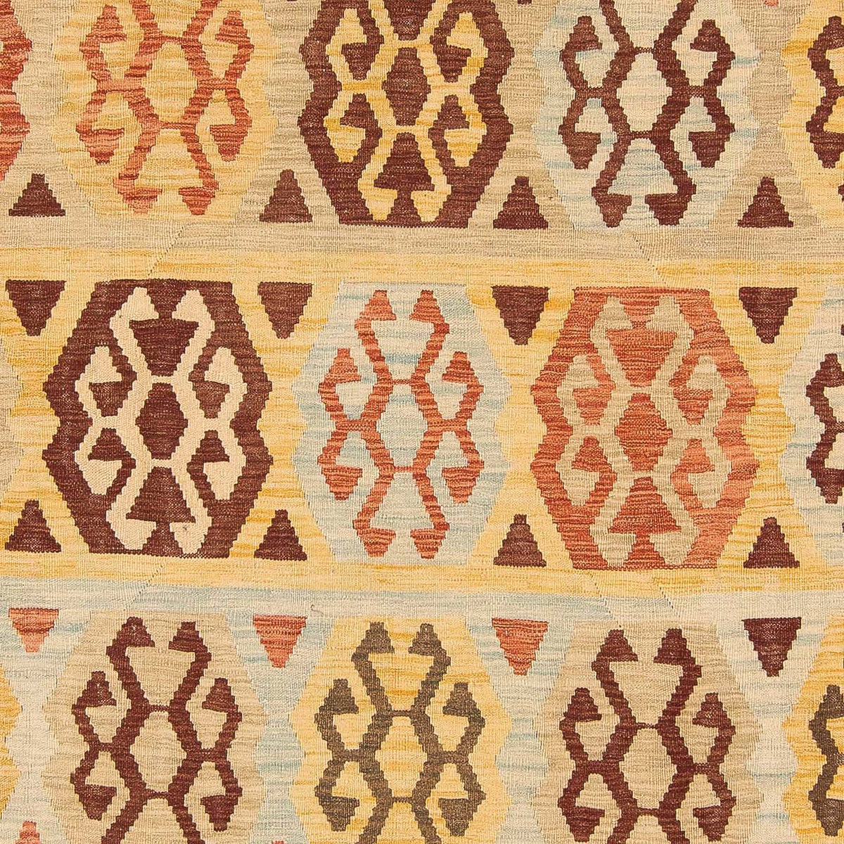 Kelim Carpet - Splash - 287 x 199 cm - beige