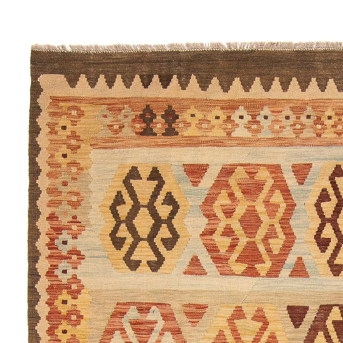 Kelim Carpet - Splash - 287 x 199 cm - beige