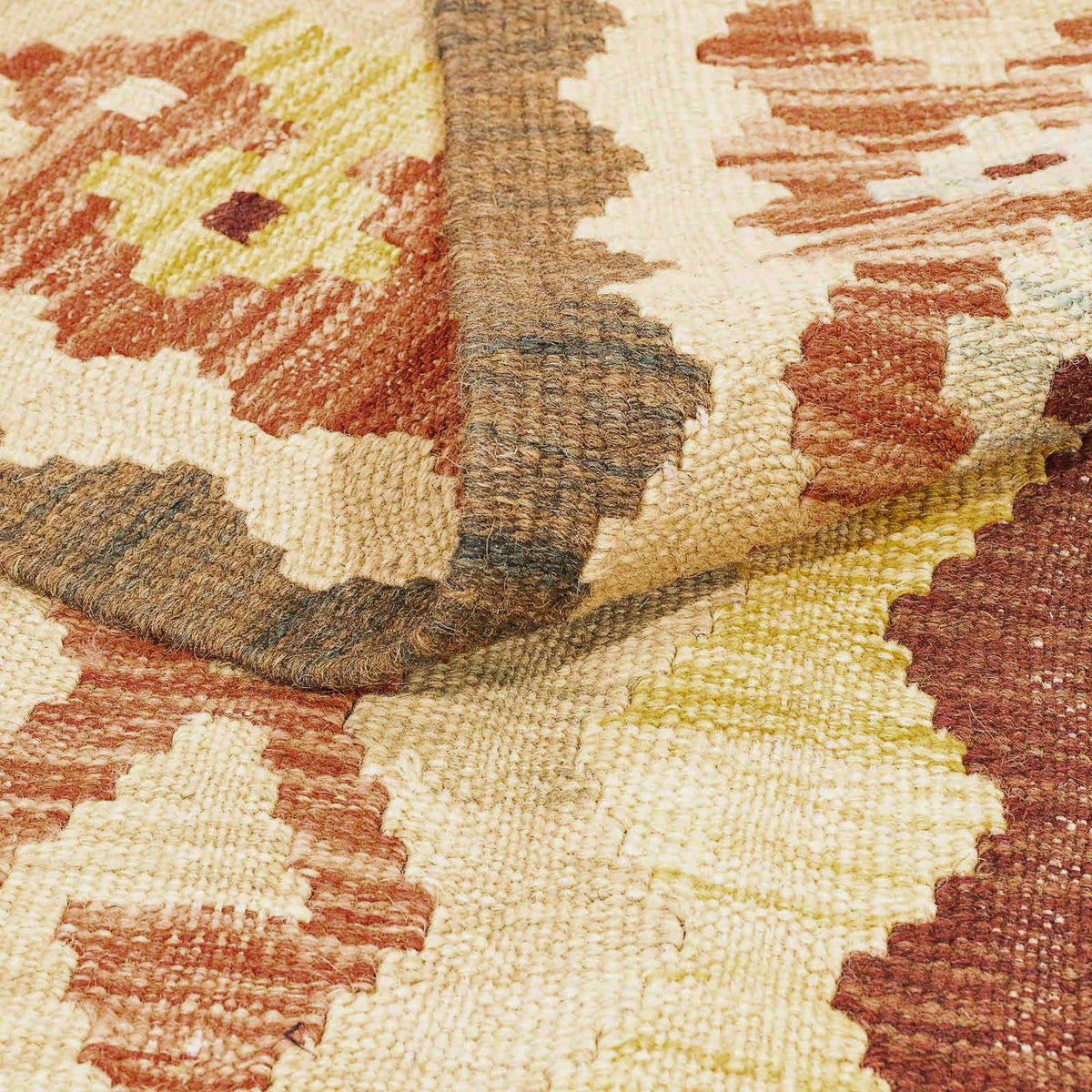 Kelim Carpet - Splash - 287 x 199 cm - beige