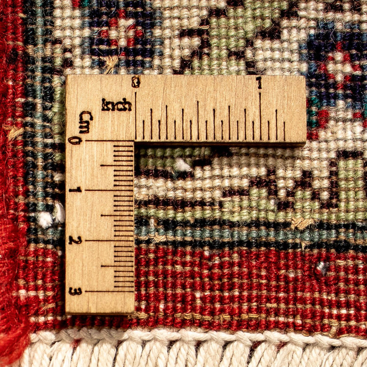 Persisk matta - Tabriz - 350 x 250 cm - mörkröd