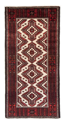 Runner Baluch-matta - 218 x 103 cm - röd