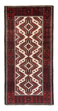 Runner Baluch-matta - 218 x 103 cm - röd