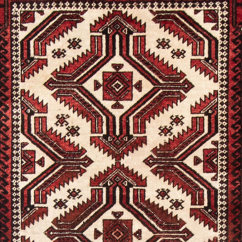 Runner Baluch-matta - 218 x 103 cm - röd
