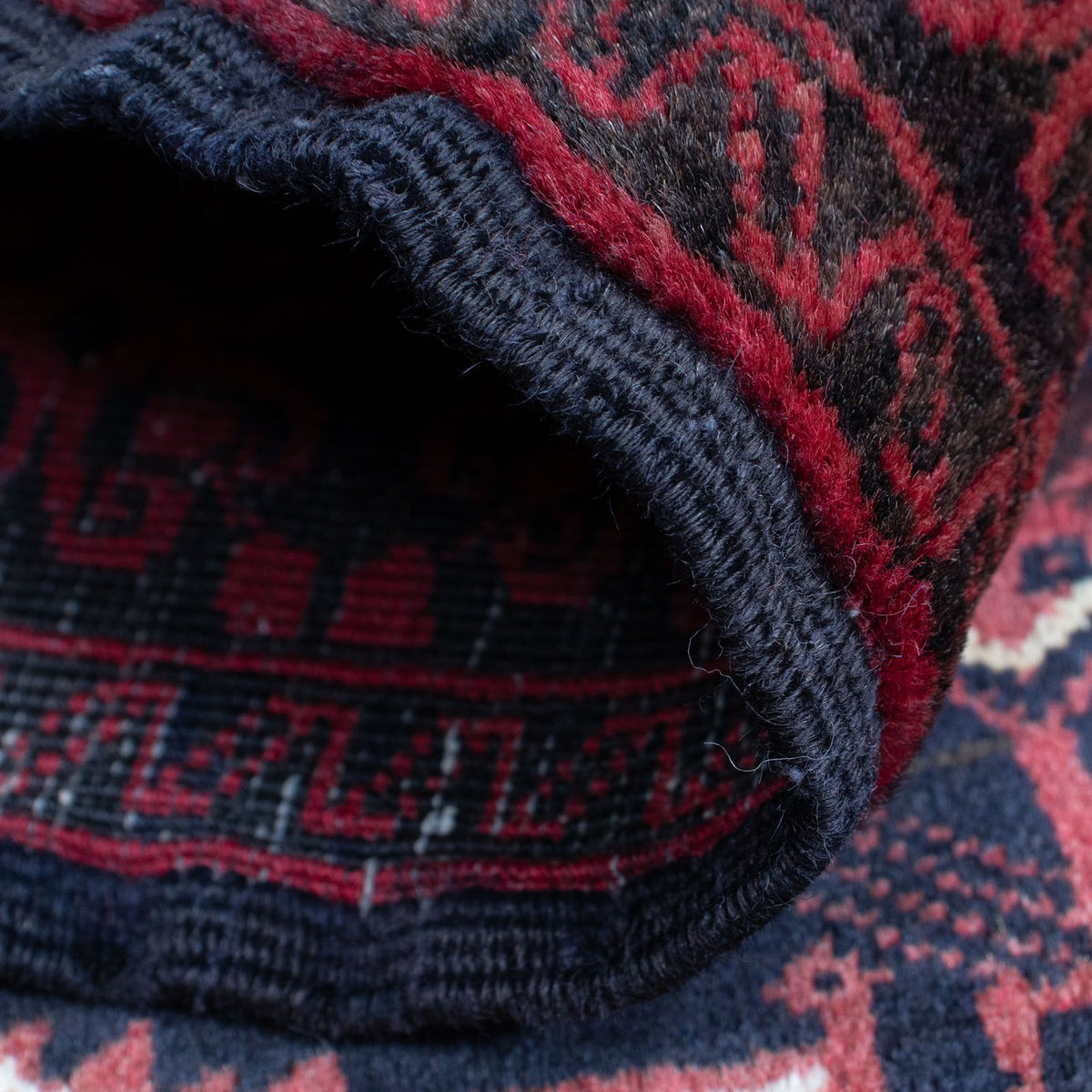 Baluch-matta - 157 x 87 cm - mörkröd