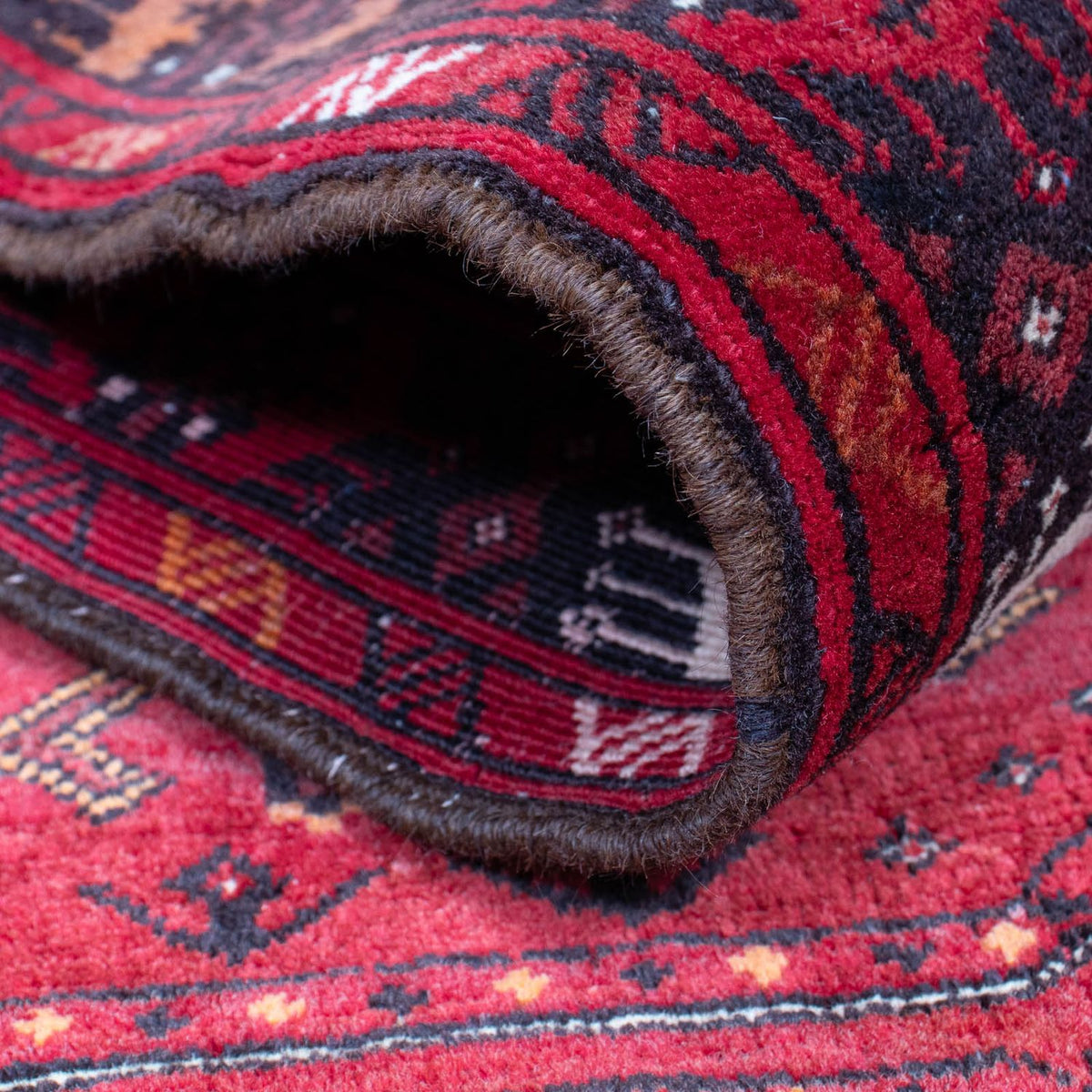 Baluch-matta - 190 x 106 cm - mörkröd