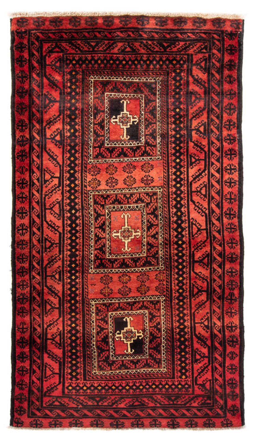 Runner Baluch-matta - 236 x 127 cm - röd