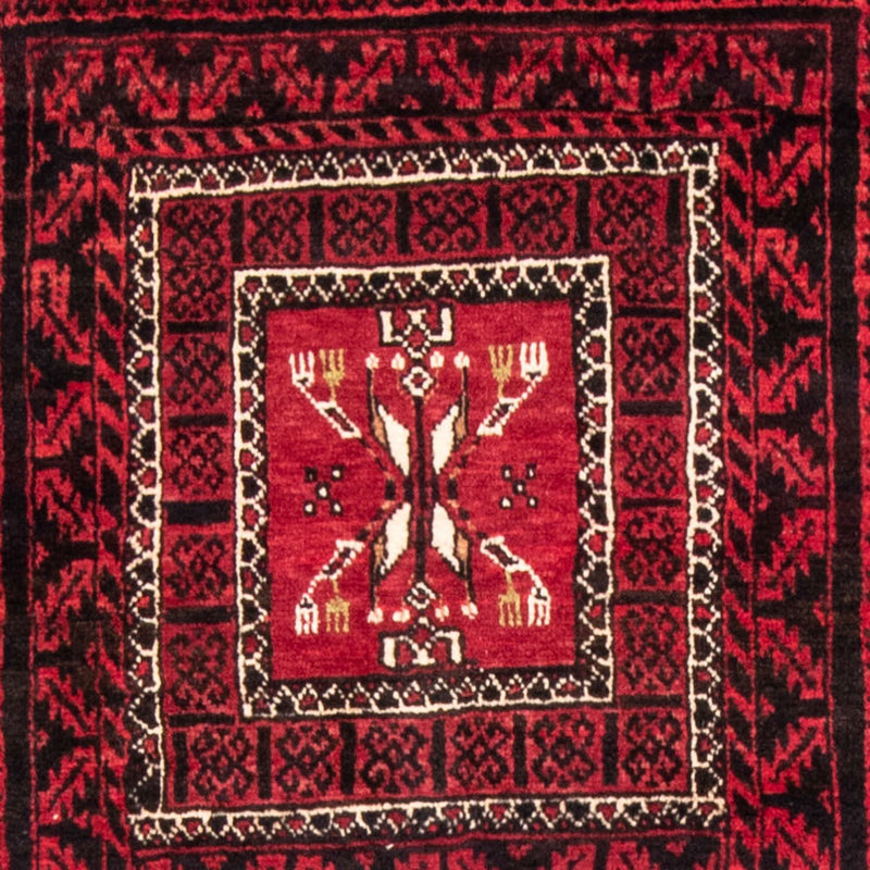 Runner Baluch-matta - 220 x 114 cm - röd