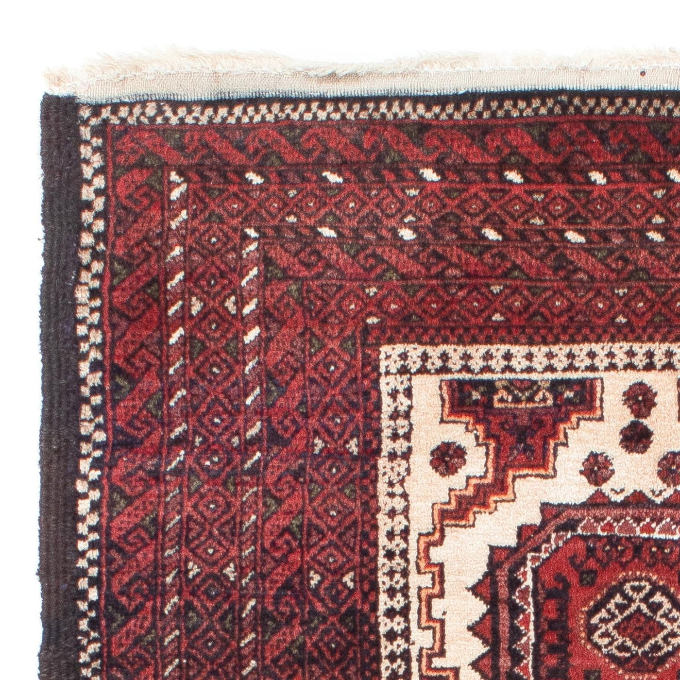 Baluch-matta - 144 x 92 cm - mörkröd