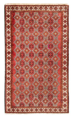 Baluch-matta - 223 x 131 cm - röd
