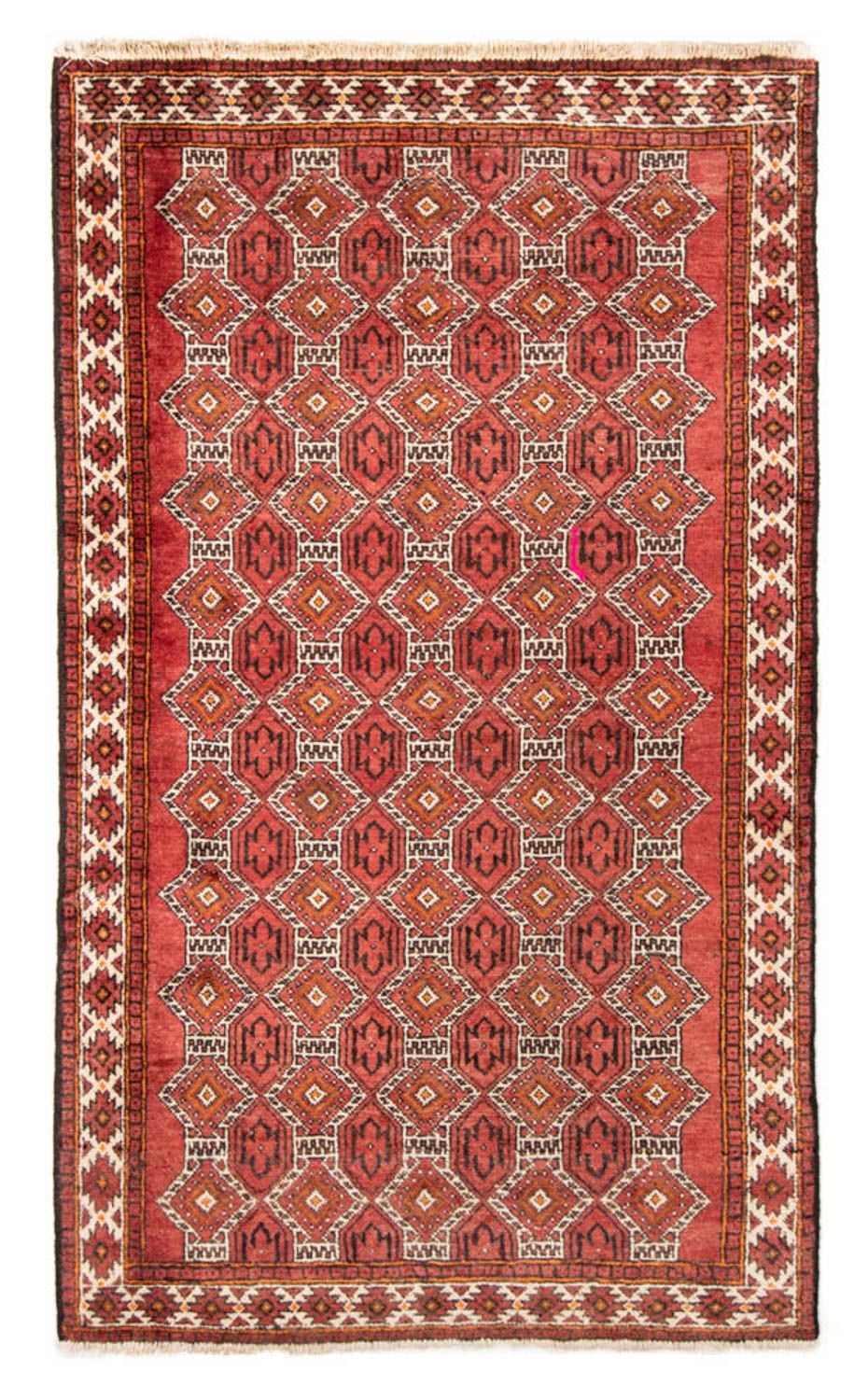 Baluch-matta - 223 x 131 cm - röd