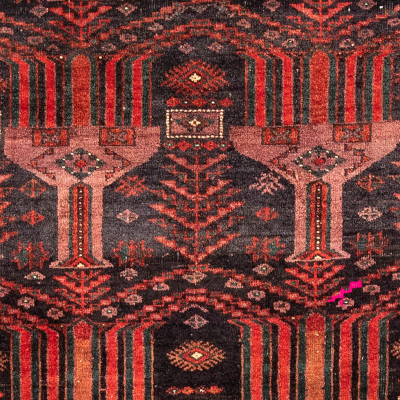 Runner Baluch-matta - 228 x 114 cm - ljusröd