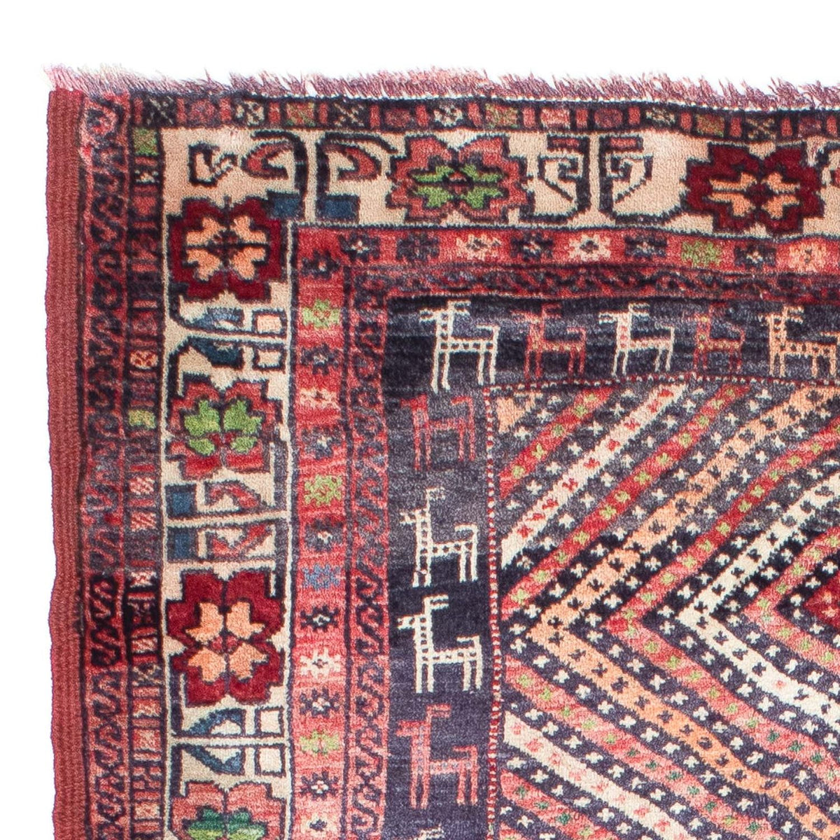 Baluch-matta - 157 x 104 cm - flerfärgad