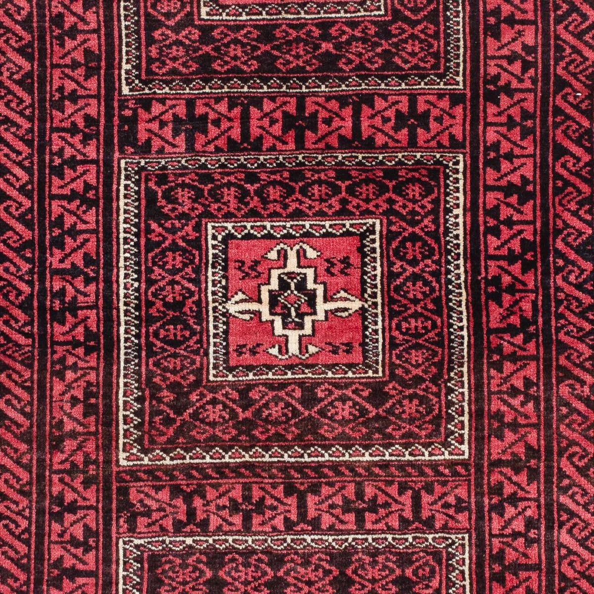 Baluch-matta - 158 x 103 cm - mörkröd