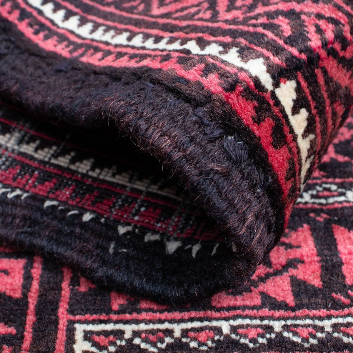 Baluch-matta - 158 x 103 cm - mörkröd