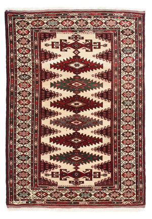 Baluch-matta - 128 x 91 cm - beige