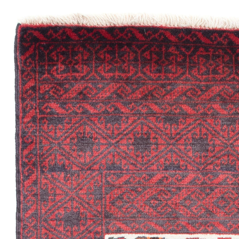 Baluch-matta - 156 x 87 cm - mörkröd