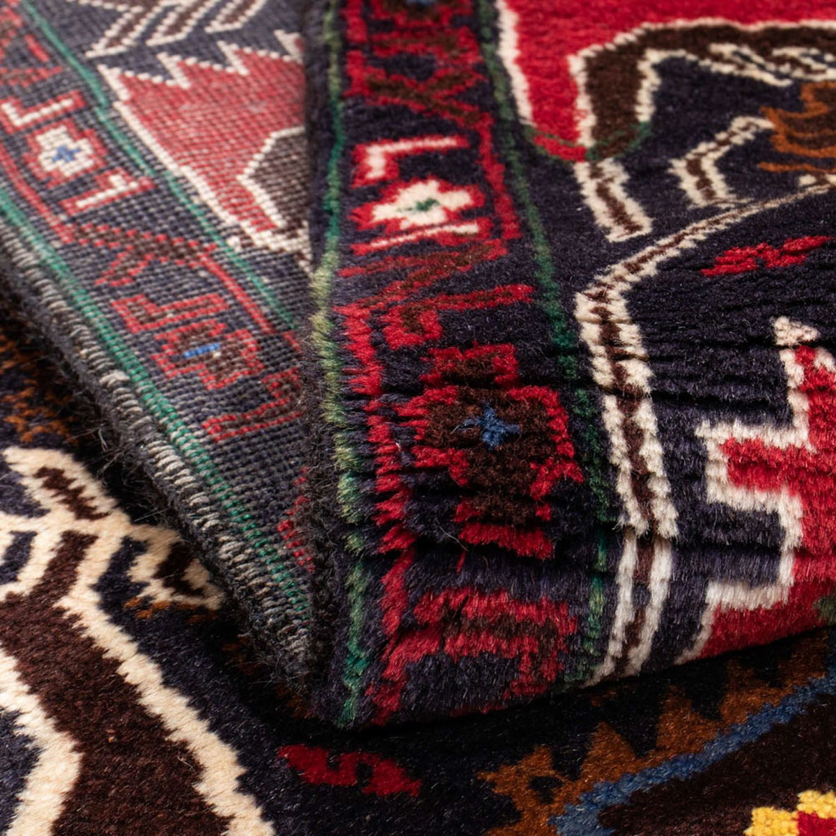 Runner Baluch-matta - 201 x 112 cm - ljus mocca