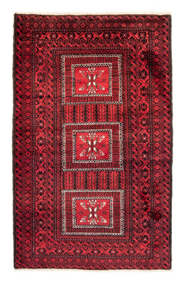 Baluch-matta - 217 x 121 cm - röd