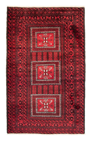 Baluch-matta - 217 x 121 cm - röd