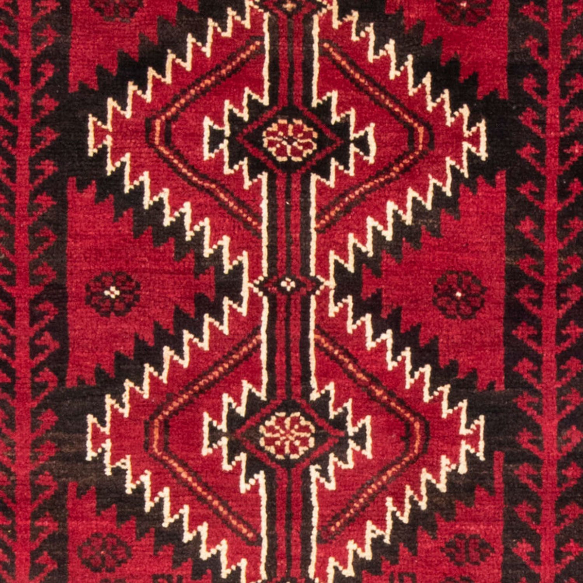 Baluch-matta - 194 x 124 cm - röd