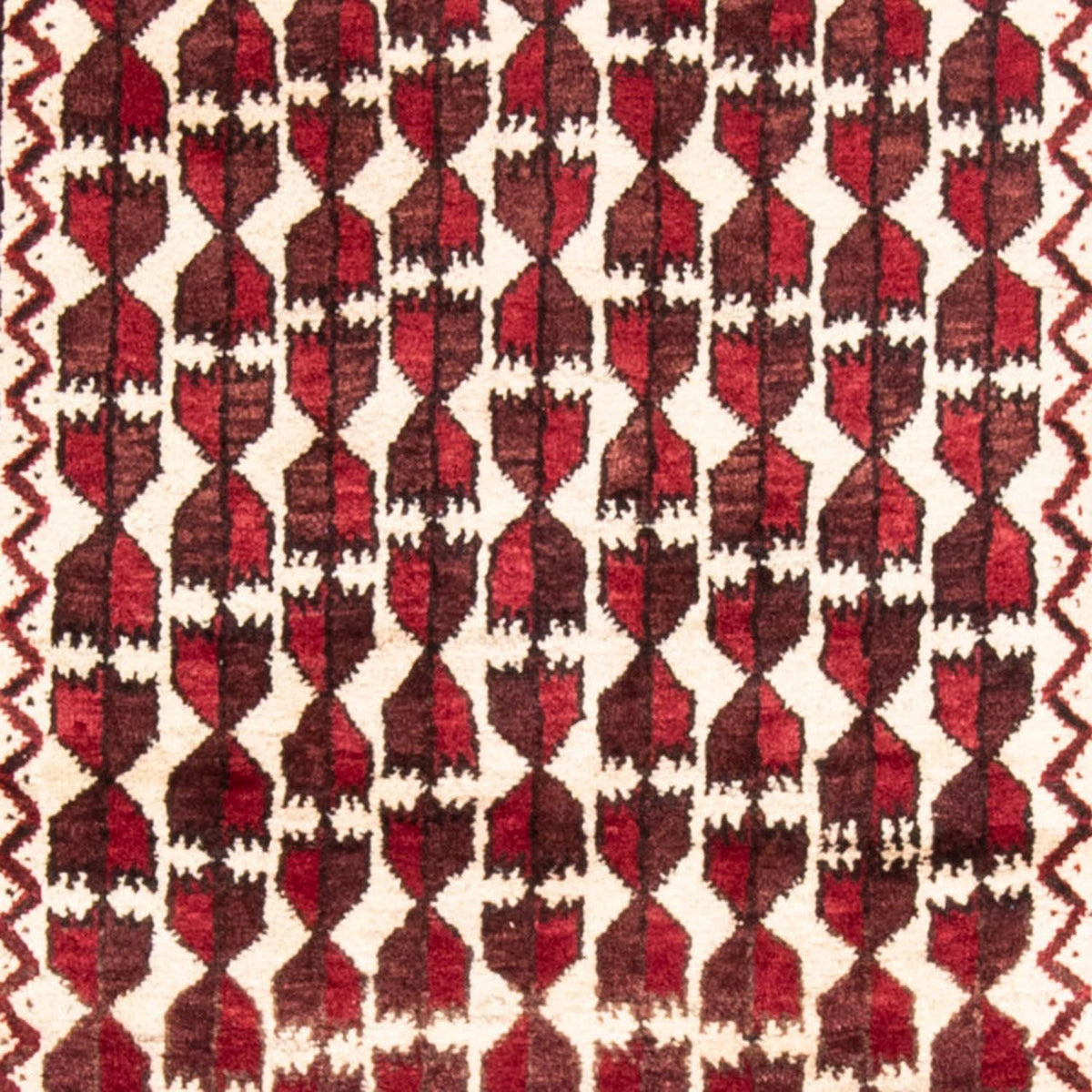 Runner Baluch-matta - 185 x 102 cm - mörkröd