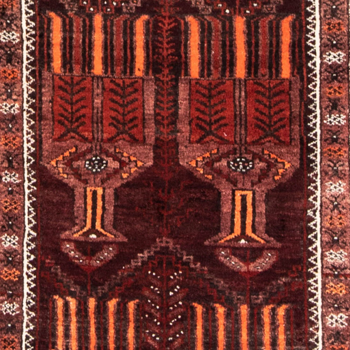 Runner Baluch-matta - 239 x 109 cm - rost