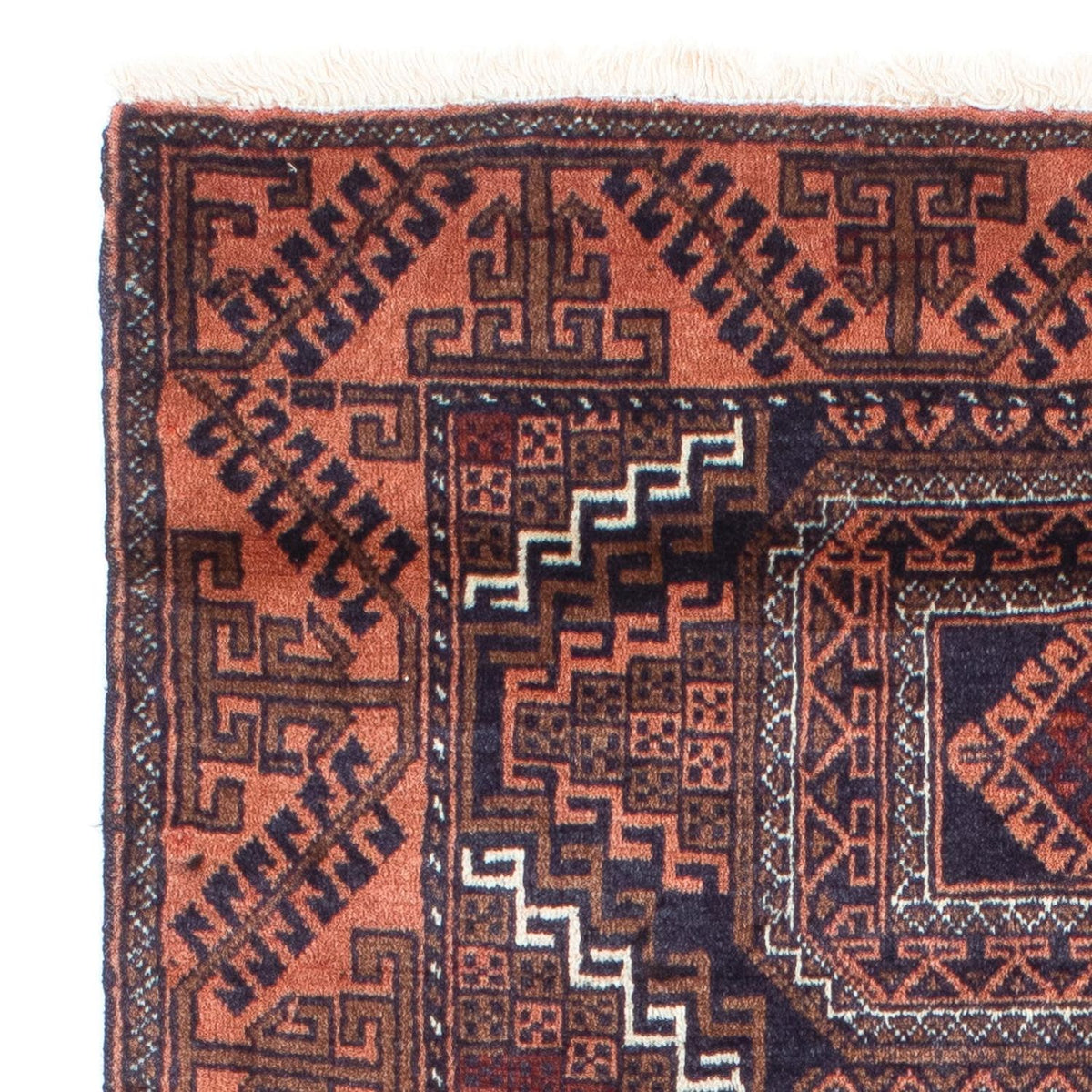 Baluch-matta - 153 x 89 cm - mörkblå