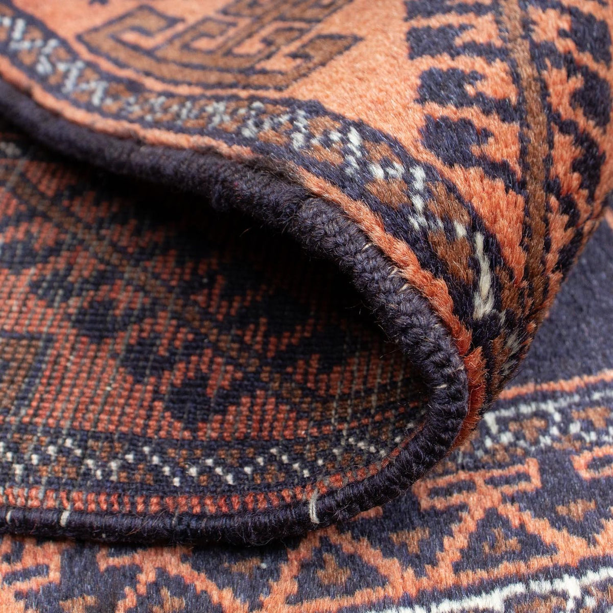 Baluch-matta - 153 x 89 cm - mörkblå