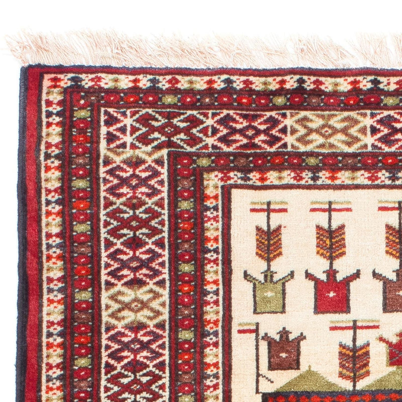 Baluch-matta - 119 x 89 cm - beige