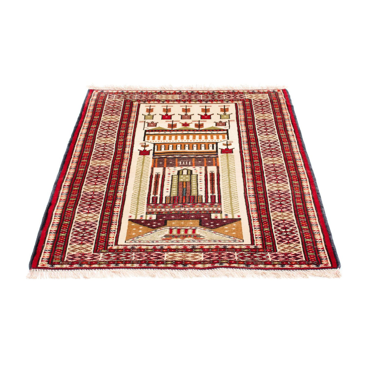 Baluch-matta - 119 x 89 cm - beige