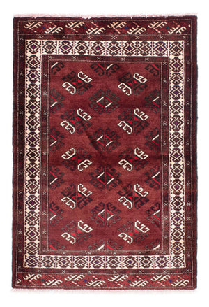 Baluch-matta - 145 x 102 cm - mörkröd