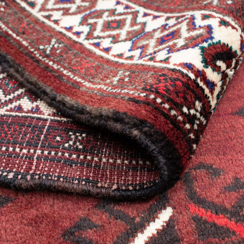 Baluch-matta - 145 x 102 cm - mörkröd