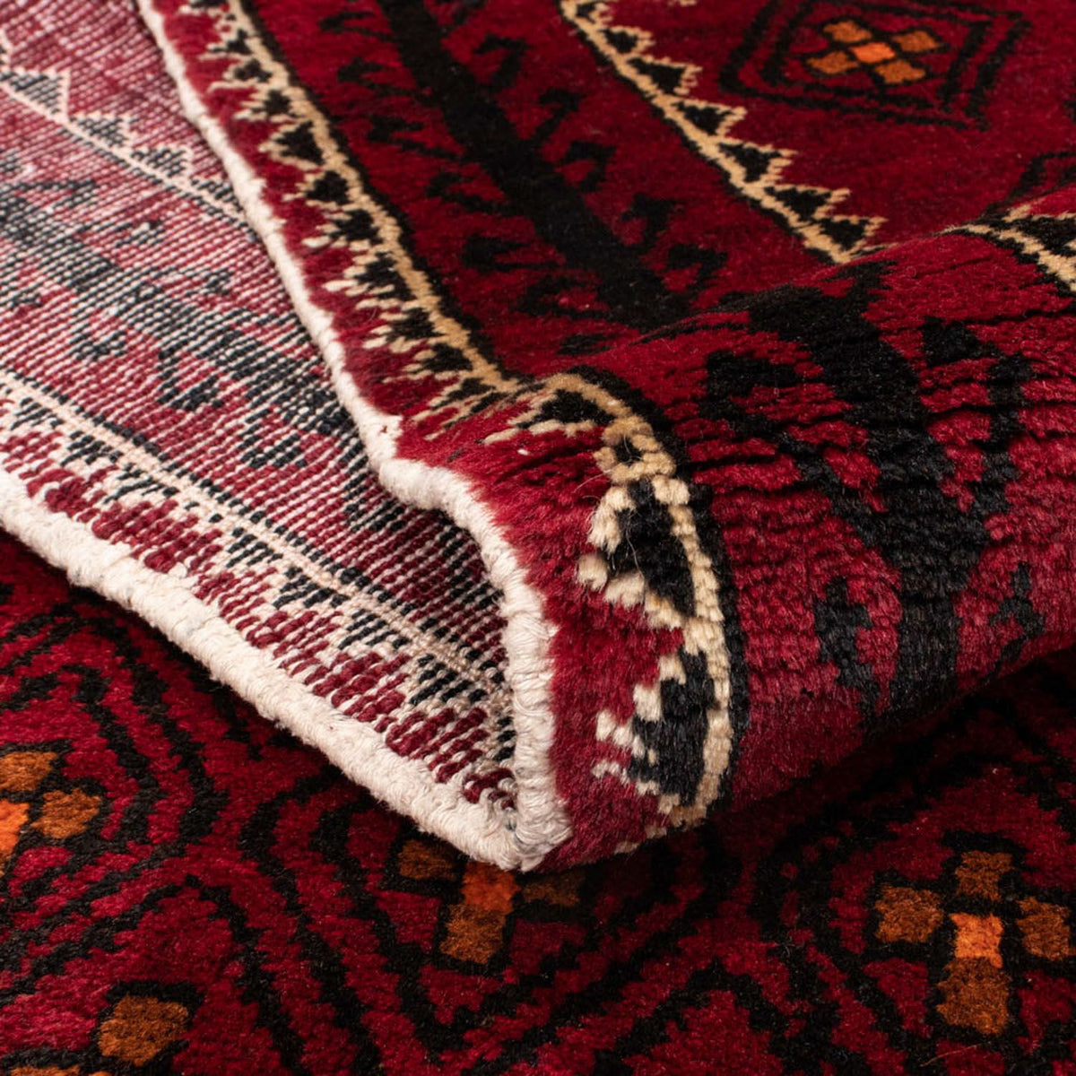 Runner Baluch-matta - 182 x 103 cm - mörkröd