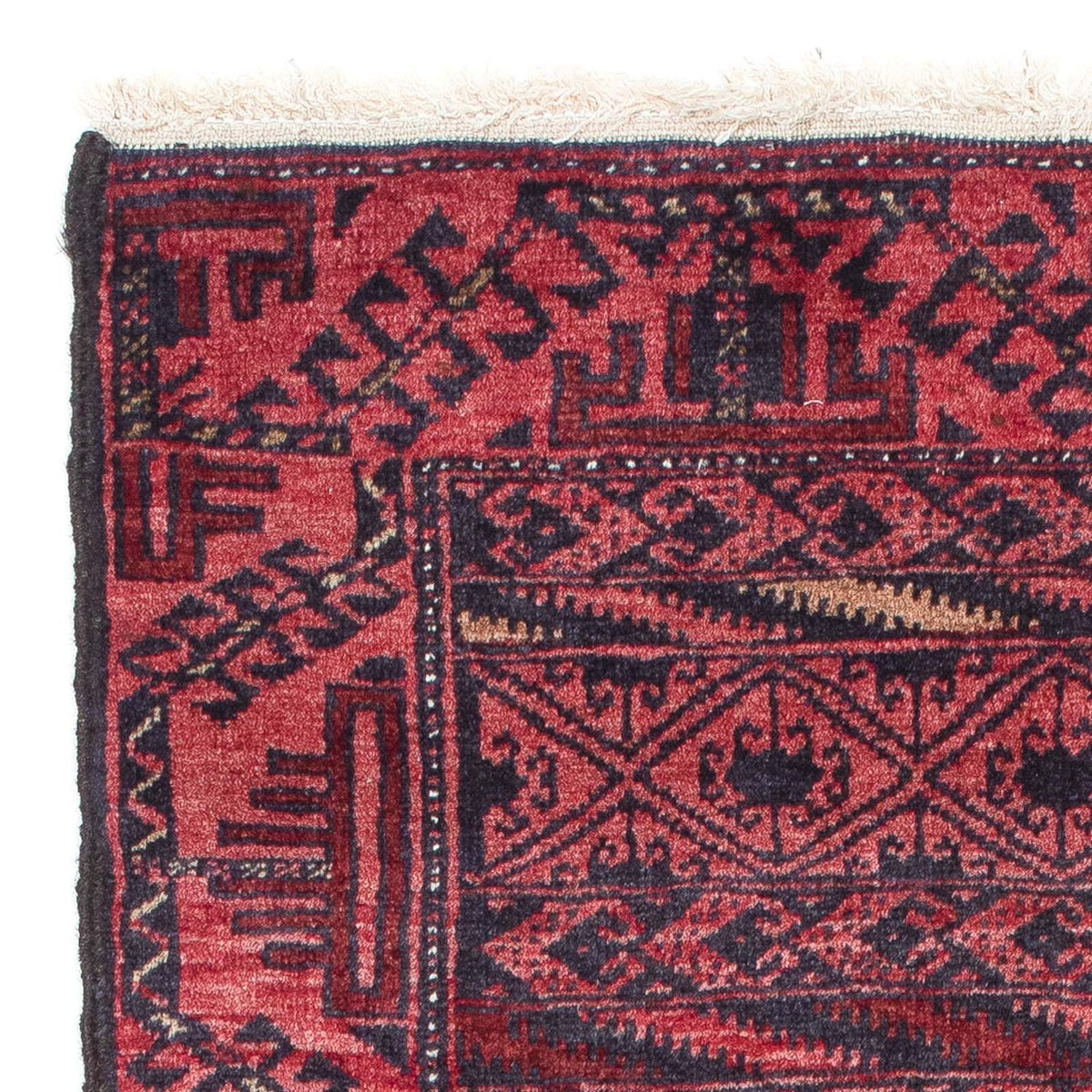 Baluch-matta - 146 x 77 cm - ljusröd