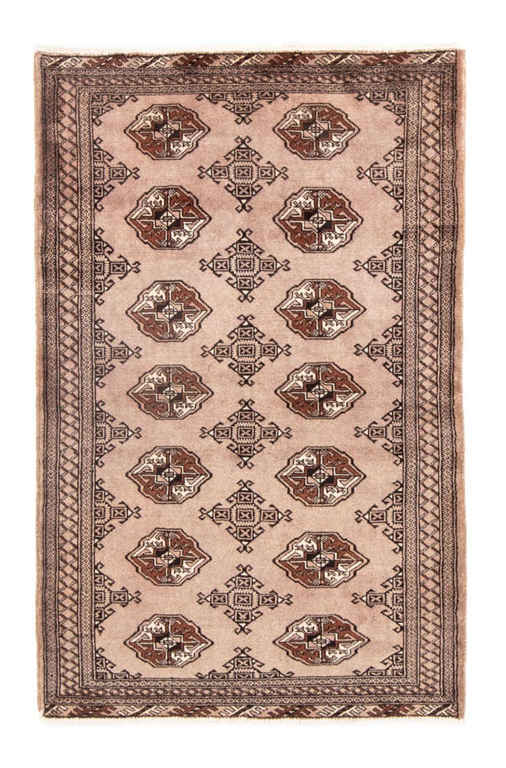 Baluch-matta - 159 x 109 cm - ljus mocca