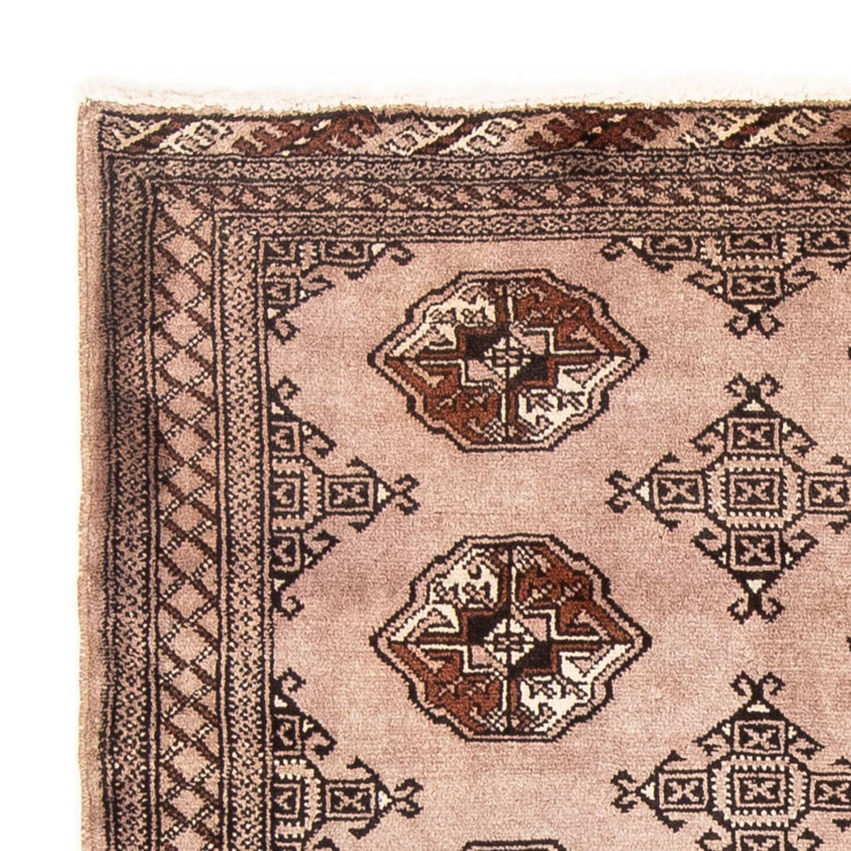 Baluch-matta - 159 x 109 cm - ljus mocca