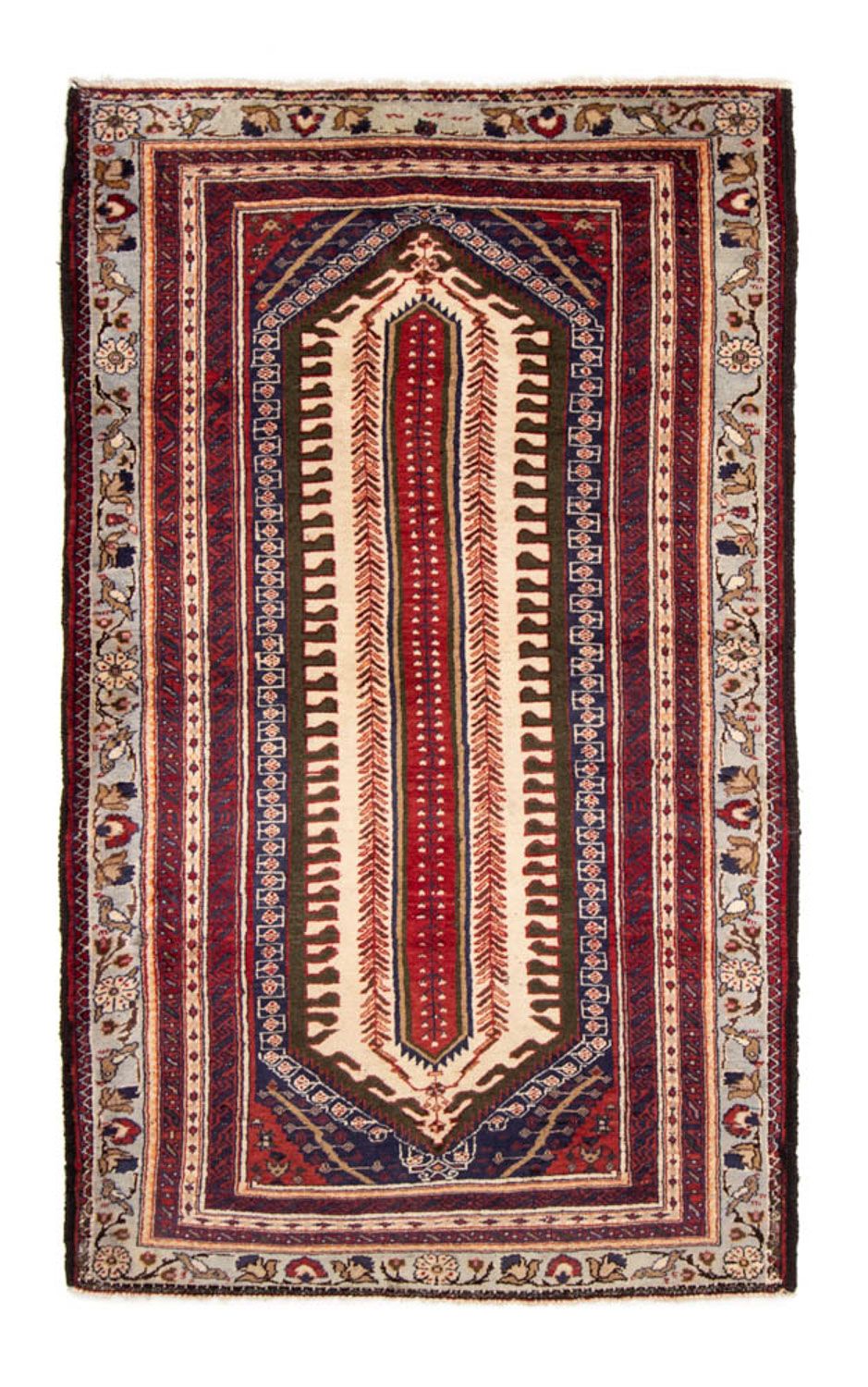 Baluch-matta - 207 x 117 cm - röd
