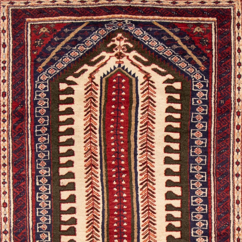 Baluch-matta - 207 x 117 cm - röd