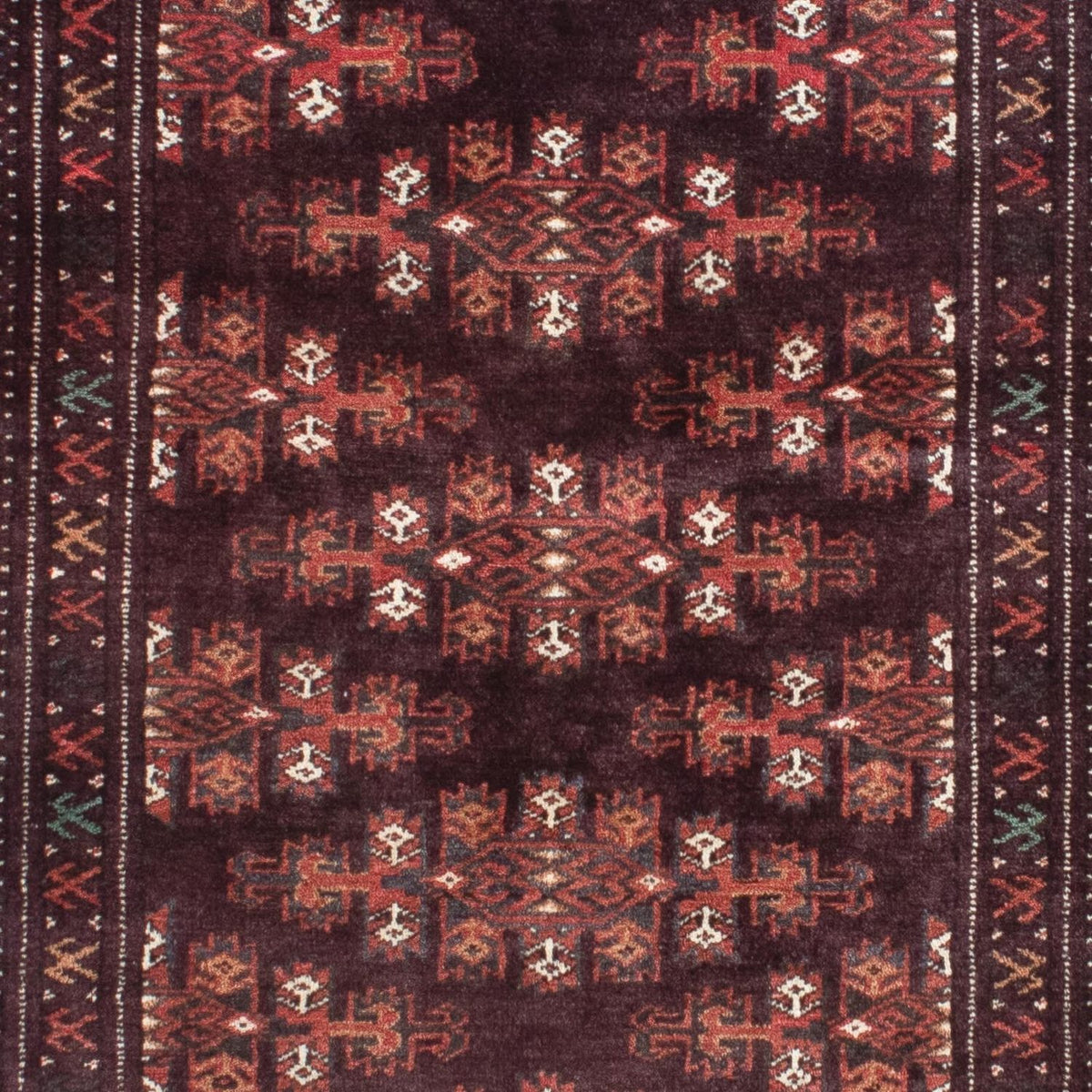Baluch-matta - 143 x 103 cm - brun