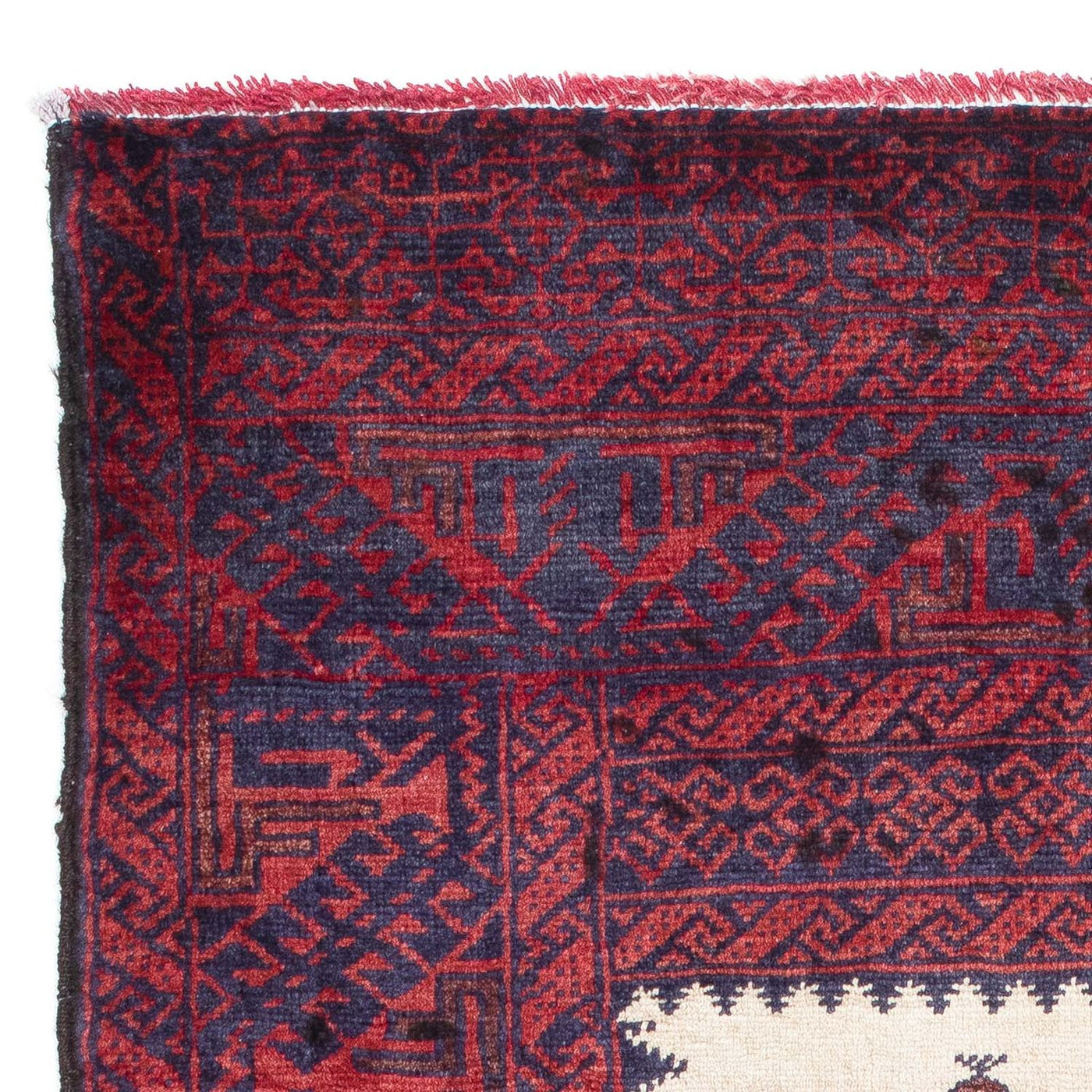 Baluch-matta - 160 x 90 cm - röd