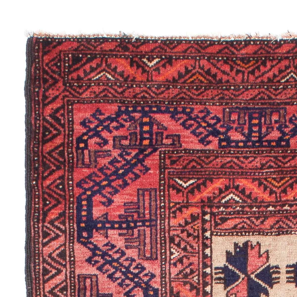 Baluch-matta - 158 x 82 cm - ljusröd