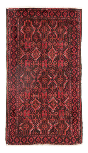 Runner Baluch-matta - 182 x 101 cm - röd